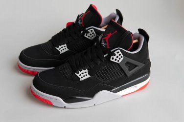 Air  4 Black Red