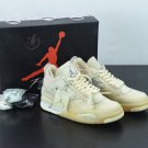 Air  4 Retro Off-White Sail