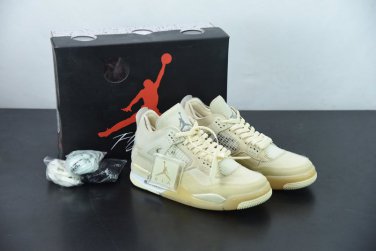 Air  4 Retro Off-White Sail