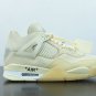 Air  4 Retro Off-White Sail