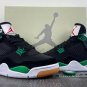 Air  4 Retro SB Black & Green Unisex Sneaker