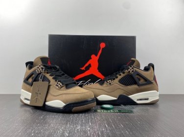 Air  4 Retro Travis Olive Cactus Jack