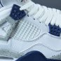 Air  4 Retro White Midnight Navy