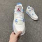 Air  4 White Light Blue Sneaker For Men And Women