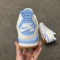 Air  4 White Light Blue Sneaker For Men And Women