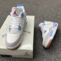Air  4 White Light Blue Sneaker For Men And Women