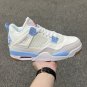 Air  4 White Light Blue Sneaker For Men And Women