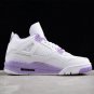 Air  4 White Purple Oreo Sneaker