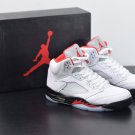 Air  5 Retro Fire Red Sier Tongue