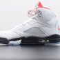 Air  5 Retro Fire Red Sier Tongue