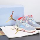 Air  5 Retro Trophy Room Ice Blue