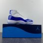 Air  11 Retro High Wmns &acirc;��barons&acirc;�� Blue Sneakers