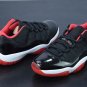 Air  11 Retro Low Bred BLACK TRUE RED-WHITE