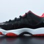 Air  11 Retro Low Bred BLACK TRUE RED-WHITE