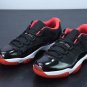 Air  11 Retro Low Bred BLACK TRUE RED-WHITE