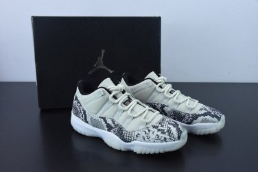 Air  11 Retro Low Snake Light Bone
