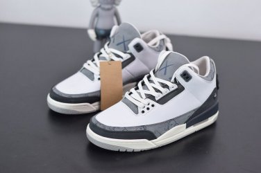 Bespoke IND x KAWS x Air  3 White Grey