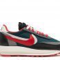 sacai x Undercover x LD Waffle Midnight Spruce University Red