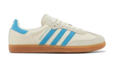 Sporty & Rich x Samba OG Cream Blue