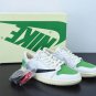 Travis Scott x Fragment x  Air  1 Low White Sail Green DM7866-716