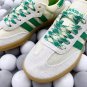 Wales Bonner x Samba Cream White Bold Green