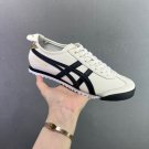 95Onitsuka Tiger MEXICO 66 Splice Strap Flat Heel Fabric Low cut Casual City Commuter R