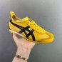 95Onitsuka Tiger MEXICO 66 Splice Strap Flat Heel Fabric Low cut Casual City Commuter R