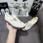 100 genuine half size SAMBA JANE sports and casual white shoes JD028
