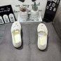 100 genuine half size SAMBA JANE sports and casual white shoes JD028