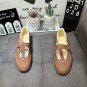 100 genuine half size SAMBA JANE sports and casual white shoes JD028_6701