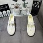 100 genuine half size SAMBA JANE sports and casual white shoes JD028_6703
