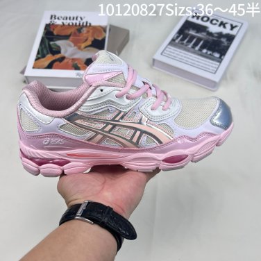 140Asics GEL-NYC IvySmoke Grey mesh suede leather comfortable, lightweight, wear-res_6047