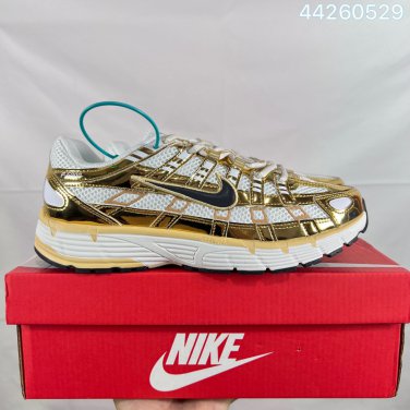 150The  P-6000 silver gray running shoes combine retro and futuristic styles, with