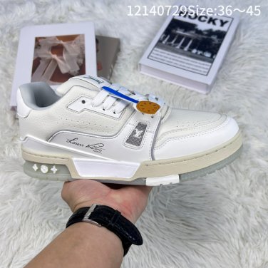 160Louis Vuitton - White and Blue Guangdong origin high cost performance, made of leath