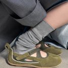 180SGIRL TWTW genuine retro cross toe ballet shoes for women 2026 new flat bottomed Mary J