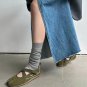180SGIRL TWTW genuine retro cross toe ballet shoes for women 2026 new flat bottomed Mary J