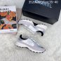 220Company level CHANEL 25A calf leather round toe lace up low cut casual shoes for da