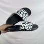 Collection 60 Benassi Comfortable Daily Rubber Bottom Slippers Black for Men and Wom