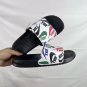 Collection 60 Benassi Comfortable Daily Rubber Bottom Slippers Black for Men and Wom