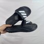 Collection 85 Adilette Alpha slippers, classic black and white color scheme+three