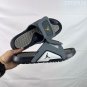 Collection 85 Break Slide slippers,  replica white synthetic leather with fa
