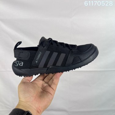 Collection 105 TERREX DAROGA water wading shoes, black mesh upper+white three bar,