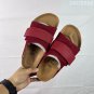 Collection 105Birkenstock black double strap sandals, made in Germany, with a suede leat