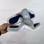 Collection 115 Hydro 12 slippers, made of white synthetic leather and gold Flyman
