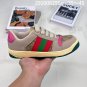 Collection 120GUCCI versatile casual sports sneakers. Celebrity style Xiaohongshu popula