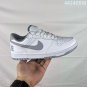 Collection 140 Gamma Force white gray color board shoes with lychee patterned leathe