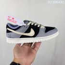 Collection 170The  Dunk Low AIP brown black color scheme features a delicate suede u