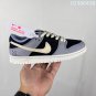 Collection 170The  Dunk Low AIP brown black color scheme features a delicate suede u