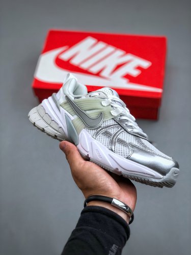 E NK V2K Run retro mesh casual sports shoes FD0736-104 shoe box, steel print insole, adhes