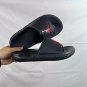 eighty Break Slide slippers, simple black and white color scheme, synthetic leathe